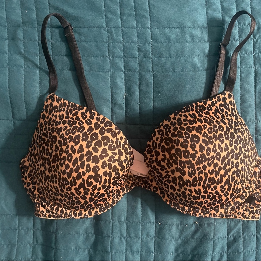 Leopard Print Women's Bra
